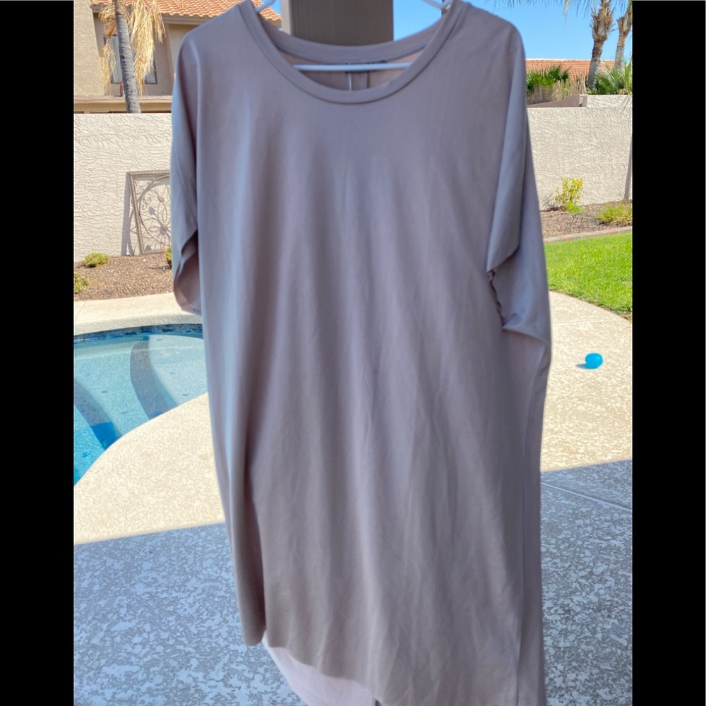 Silky T-shirt Dress
